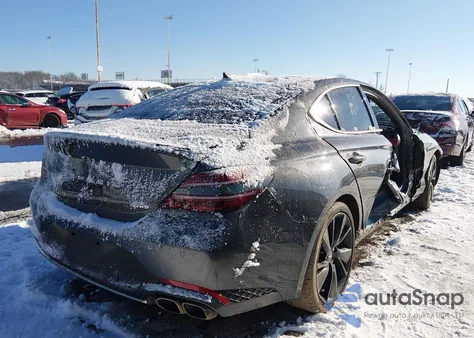 2023 Genesis G70 2.0T Awd from USA, damaged, VIN KMTG34TA3PU115570